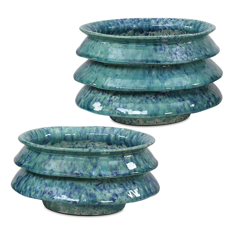 ZigZag – Bowls (Set of 2) – Green