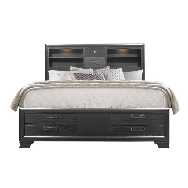 Civic – Bed|Dark Gray|Full|King|Queen