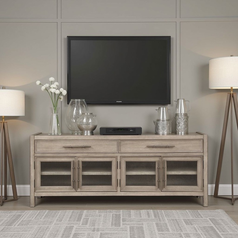 Cypress Lane – TV Stand Console – White Oak