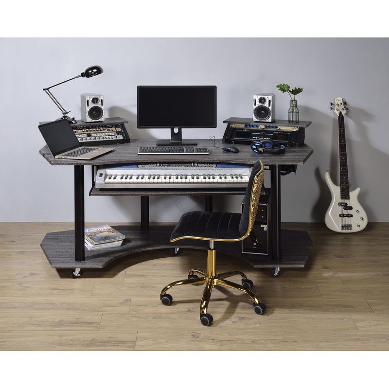 Eleazar – Music Recording Studio Desk – Wood