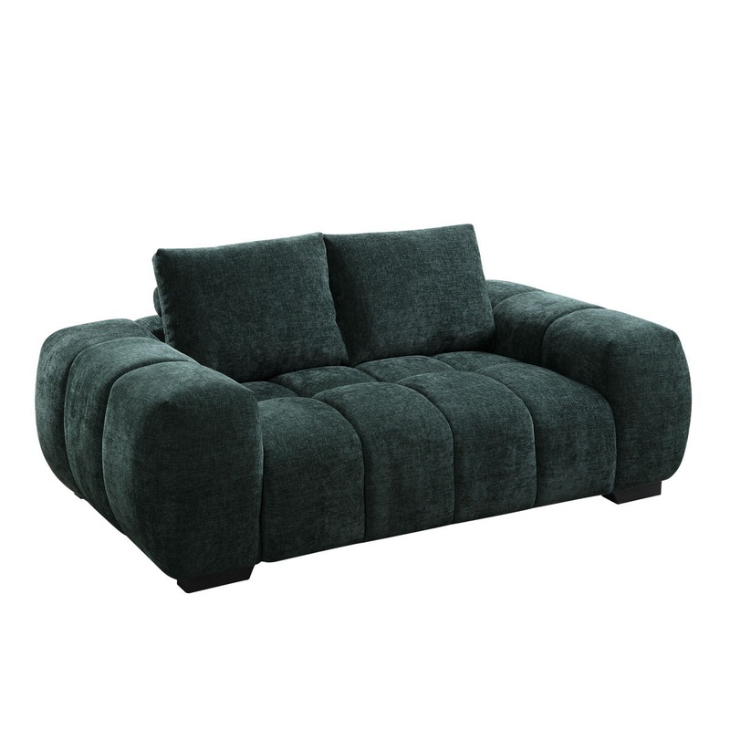 Ferrand – Chenille Loveseat – Green