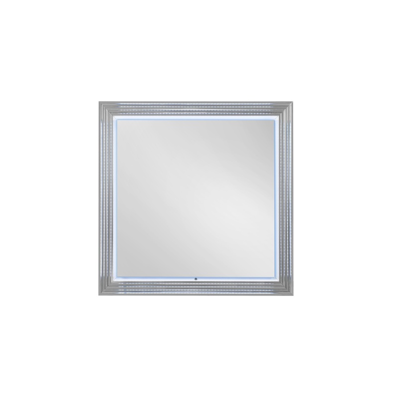 Moon – Marble Mirror With LED – White