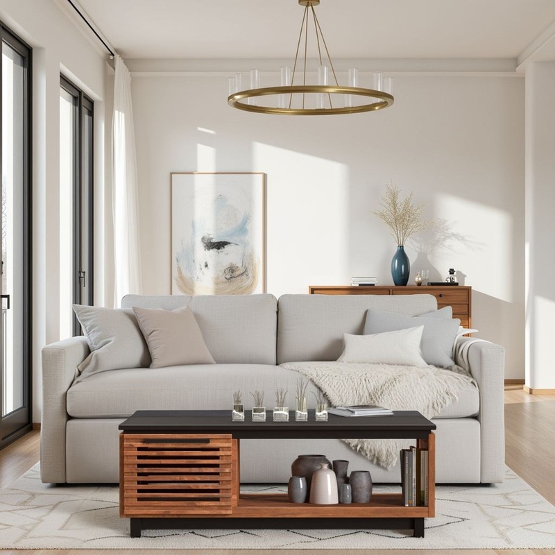 Graceland – Coffee Table – Black, Bourbon