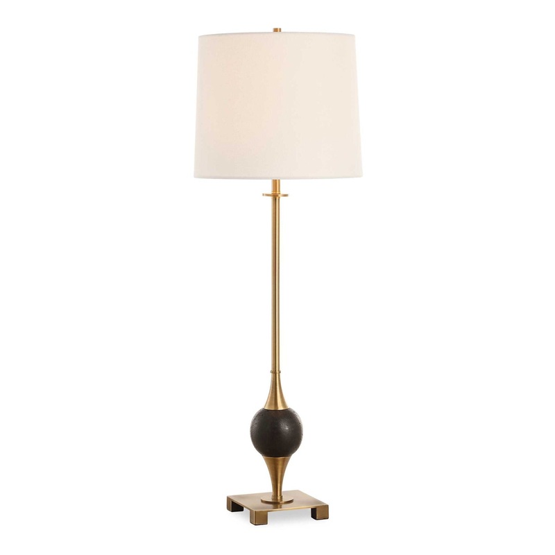 Dempsey – Marble Buffet Lamp – Bronze