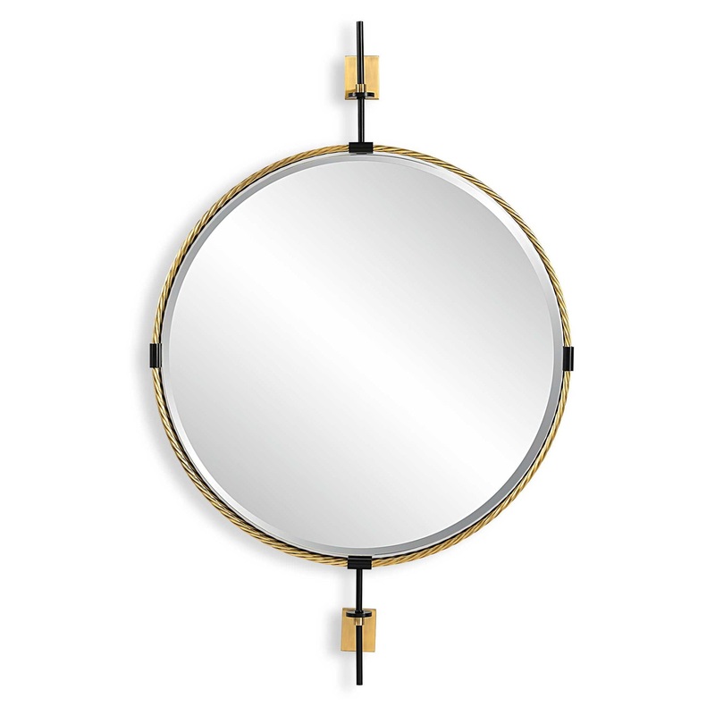 Guardrail – Round Mirror – Gold