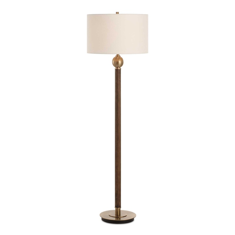 Keros – Floor Lamp – Dark Oak