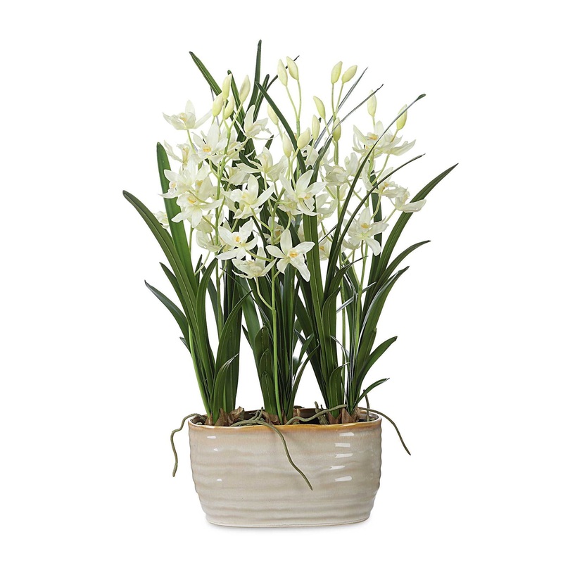 Ariana Orchid – Planter – Gray