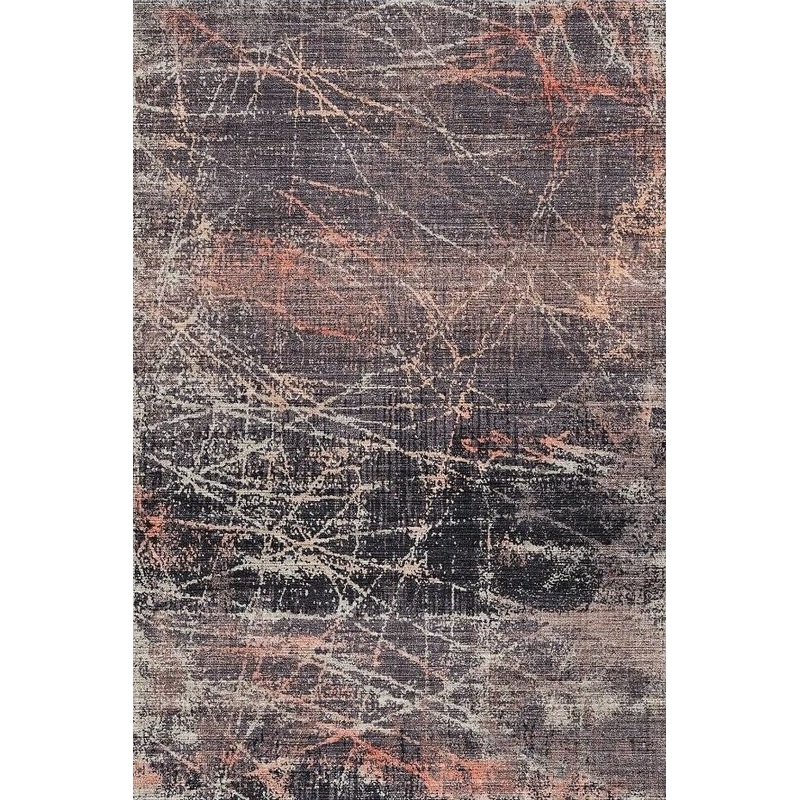Fenix – Accent Rug – Anthracite / Multi