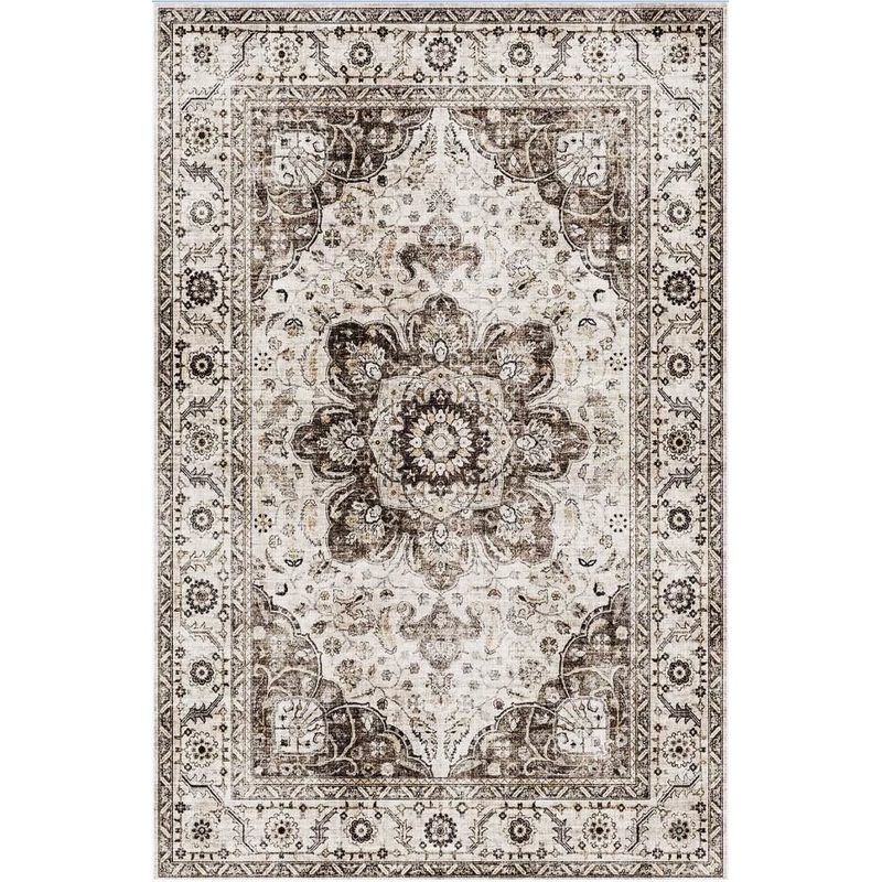 Fenix – Accent Rug, Elegant Design – Ivory / Taupe