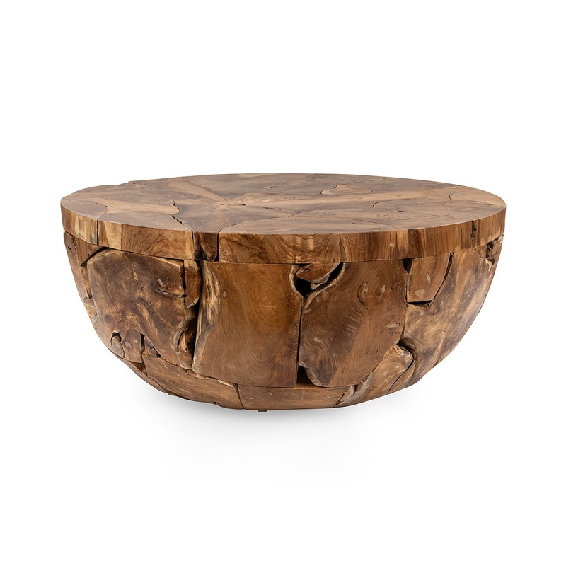 Garford – Teak Wood 40 Coffee Table – Natural