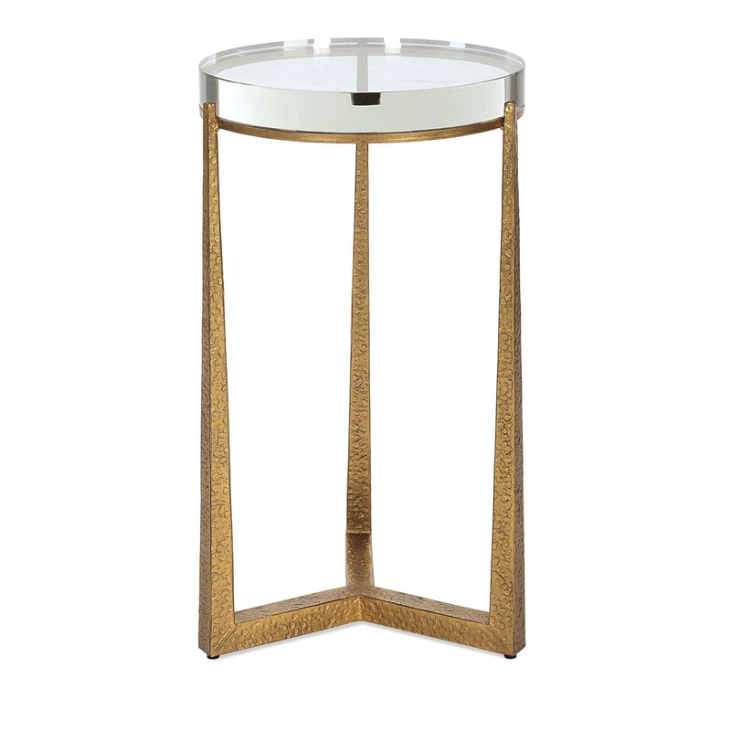 Midas – Accent Table – Antique Gold