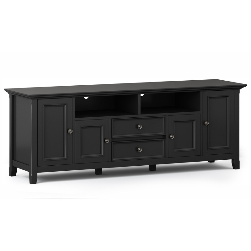 Amherst – Wide TV Media Stand|Light Brown|Gray|Dark Brown|Black