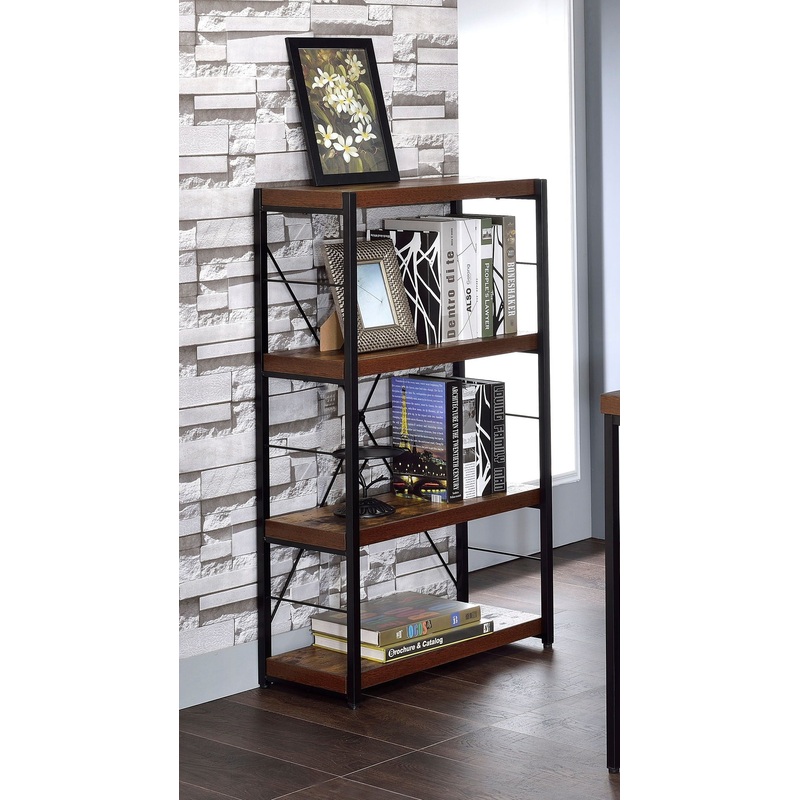 Bob – Bookshelf – Weathered Oak / Black
