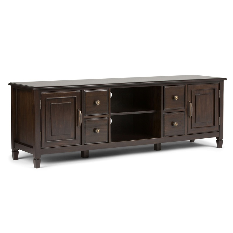 Connaught – Wide TV Stand|Dark Brown|Gray|White