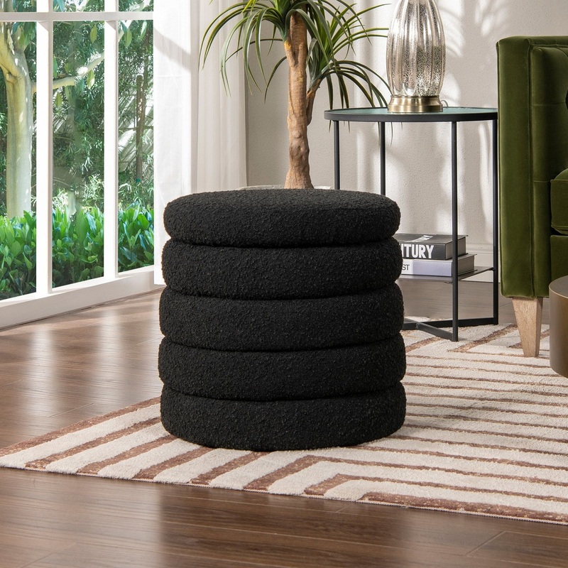 Fuji – Oversized Round Storage Ottoman