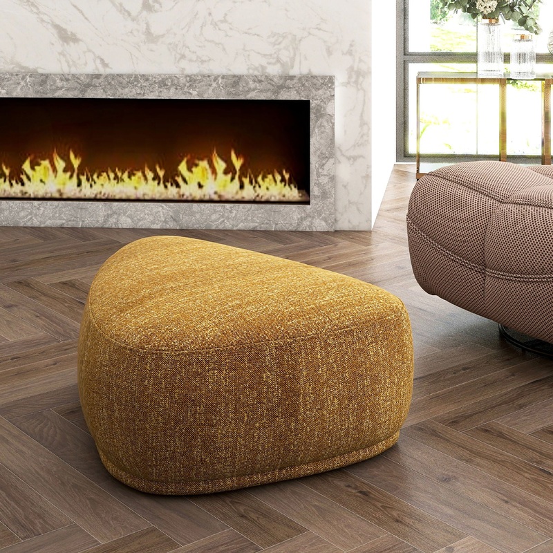 Pebble – Rounded Triangle Cocktail Ottoman