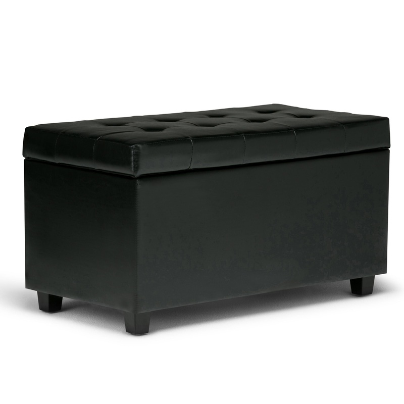 Cosmopolitan – Storage Ottoman – Midnight Black