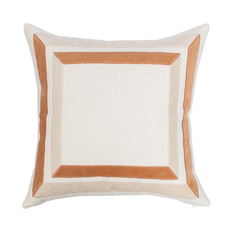 Novel Estate – 22 x 22 NV Maybrook Pillow – Ivory / Natural