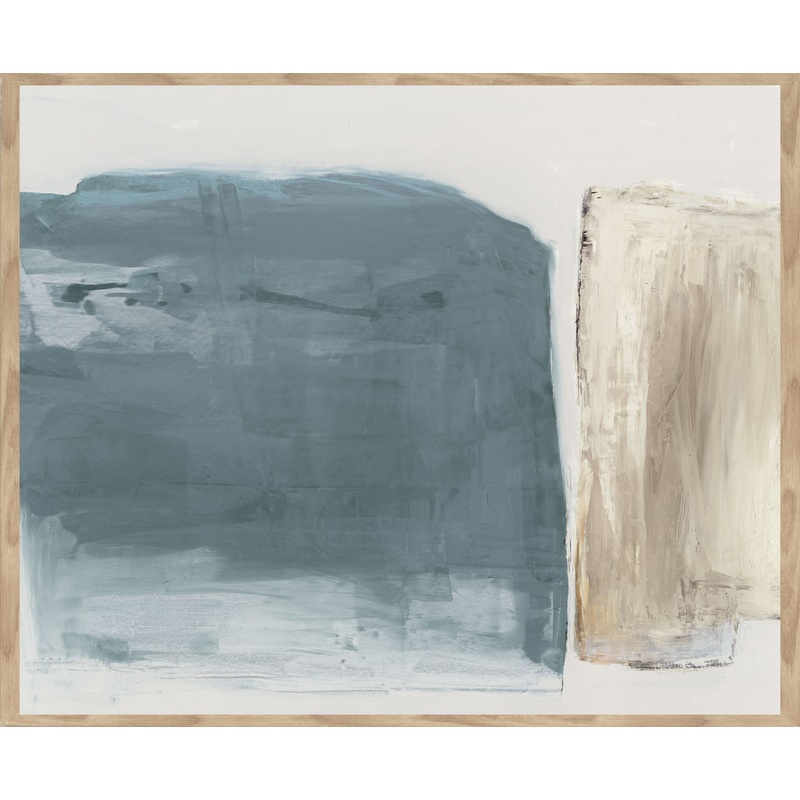 Saddie – 48 x 72 Painting By Buddy Whitlock – Blue / Beige