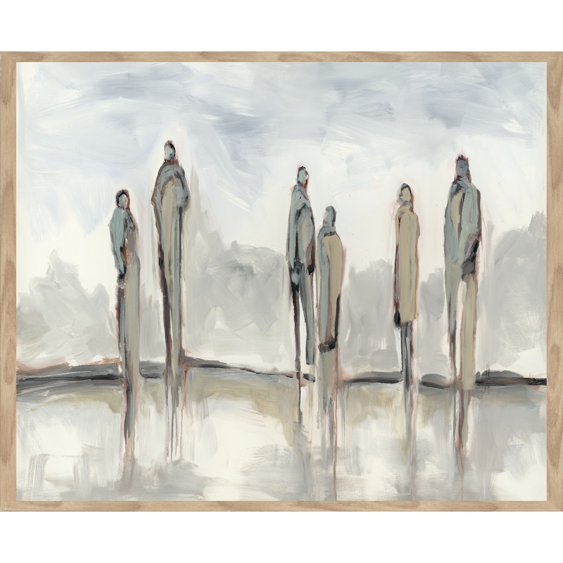 Stance – 48 x 72 Painting By Buddy Whitlock – Light Blue