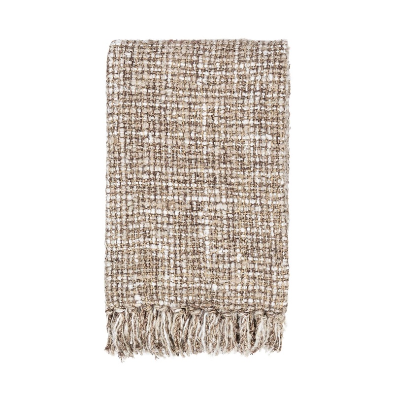 Throws – 50 x 70 TC Porter Throw – Natural / Ivory