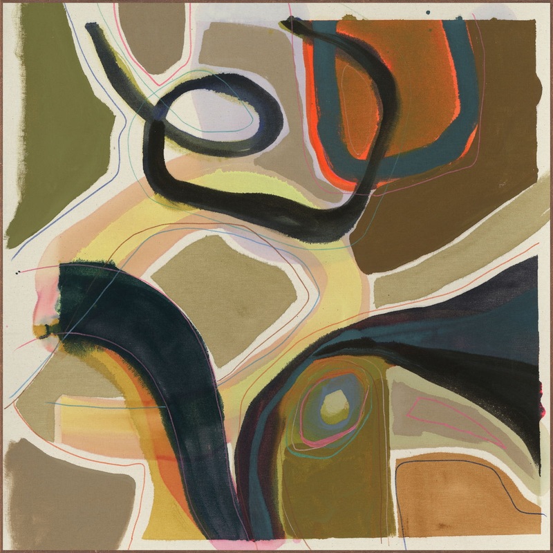 Toya I – 48 x 48 Painting Art By Buddy Whitlock – Green