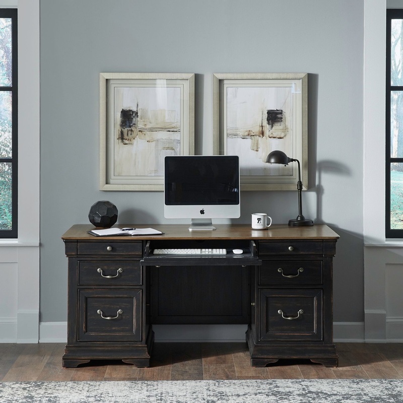 Meritage – Jr Executive Desk – Black
