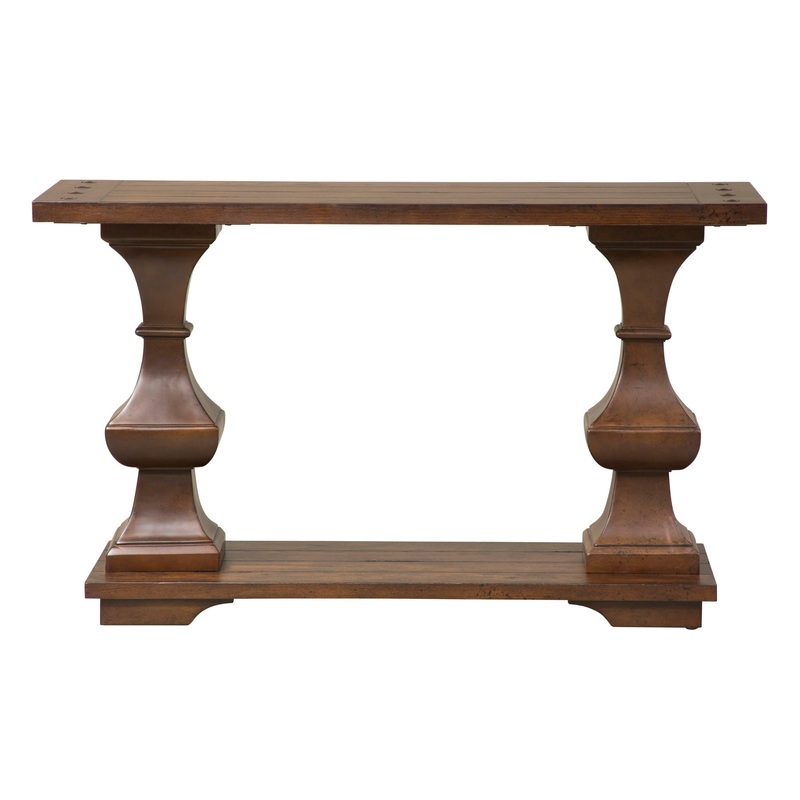Sedona – Sofa Table|Dark Brown|White