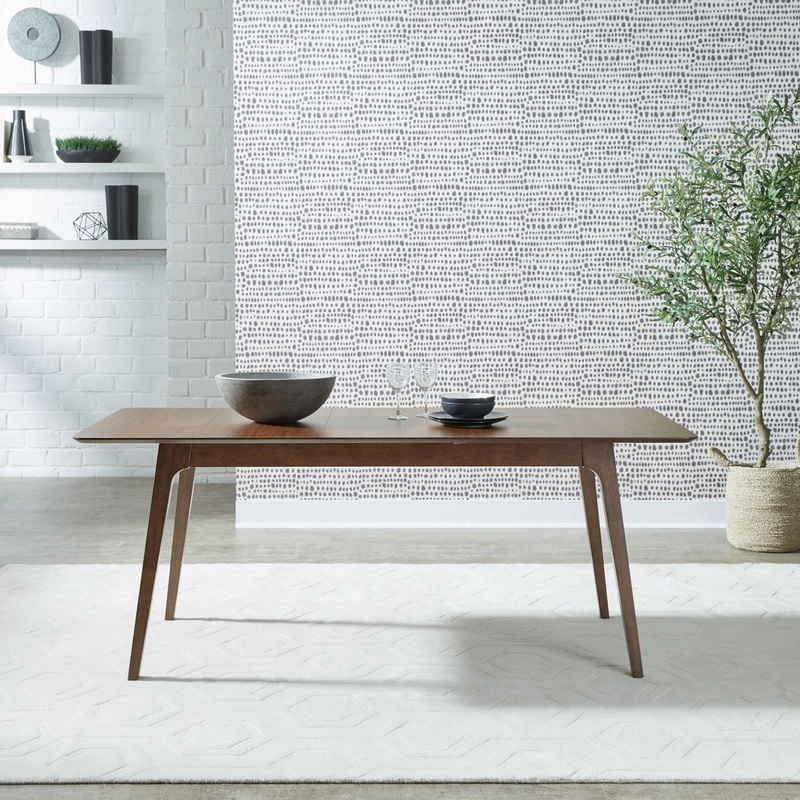 Space Savers – Rectangular Leg Table – Brown