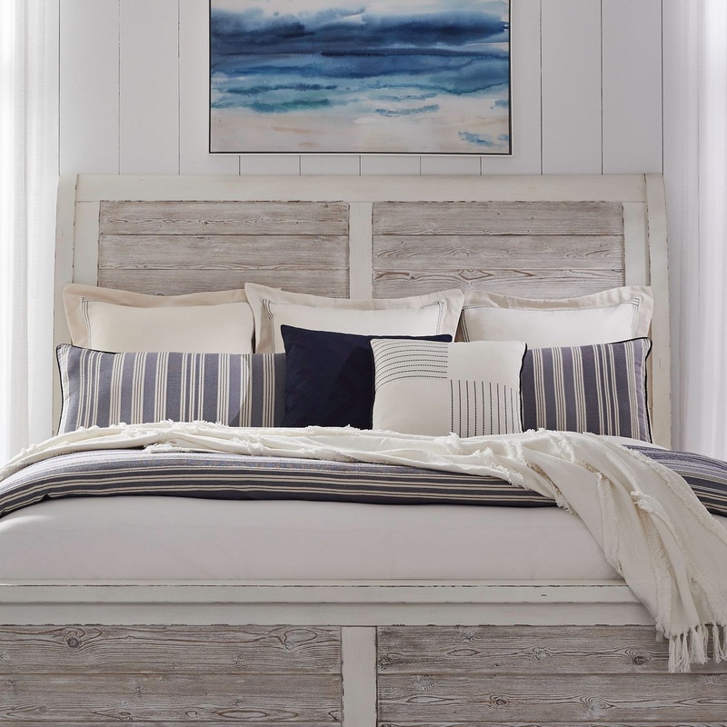 Backroads – Sleigh Headboard|White|Queen|King