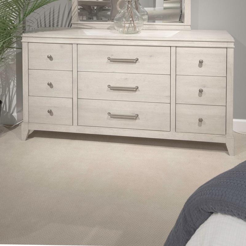 New Haven – 9 Drawer Dresser – White