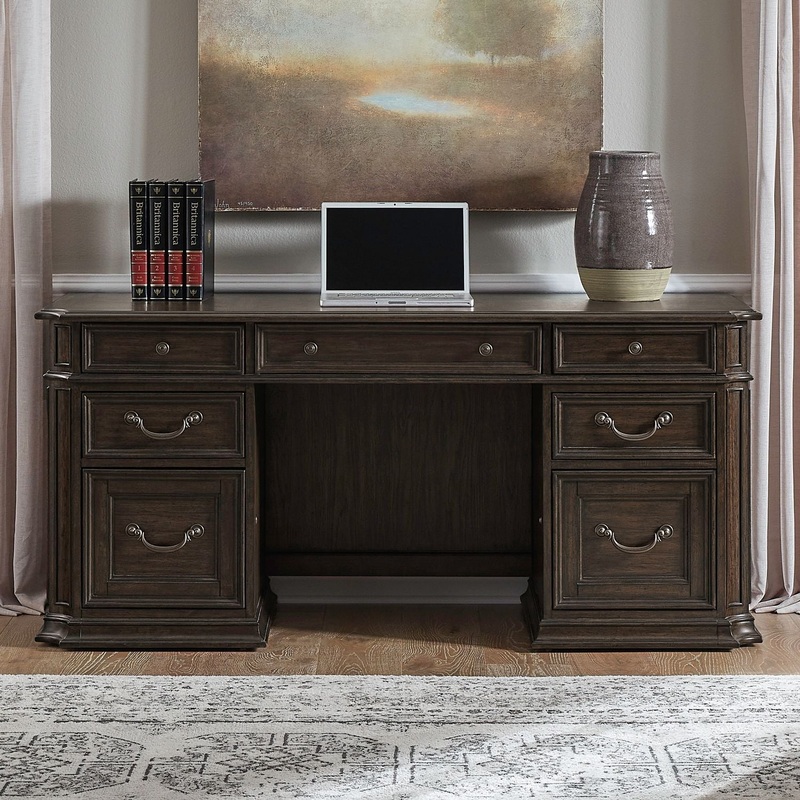 Provence Park – Jr Executive Credenza – Brown