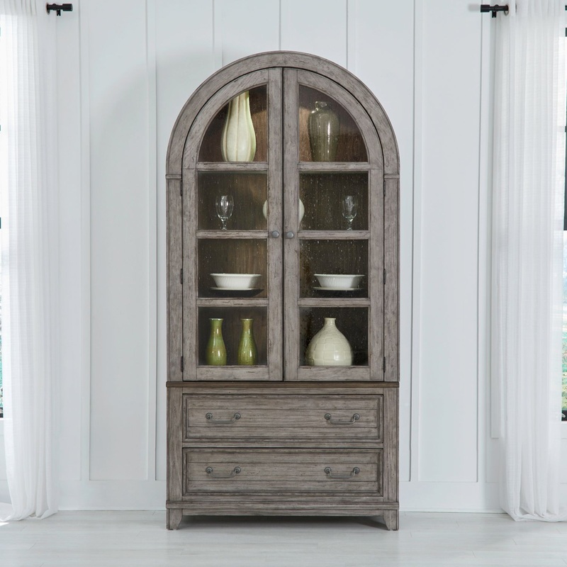 River Place – Curio Hutch|Gray