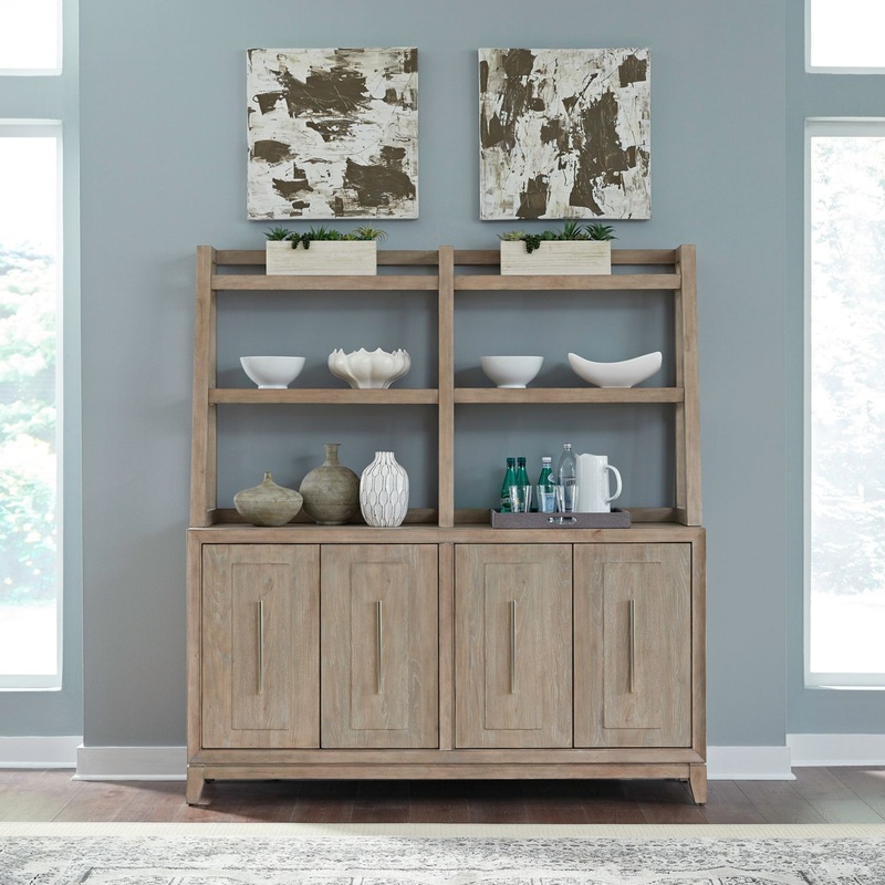 Brentwood – Sideboard & Hutch – Brown