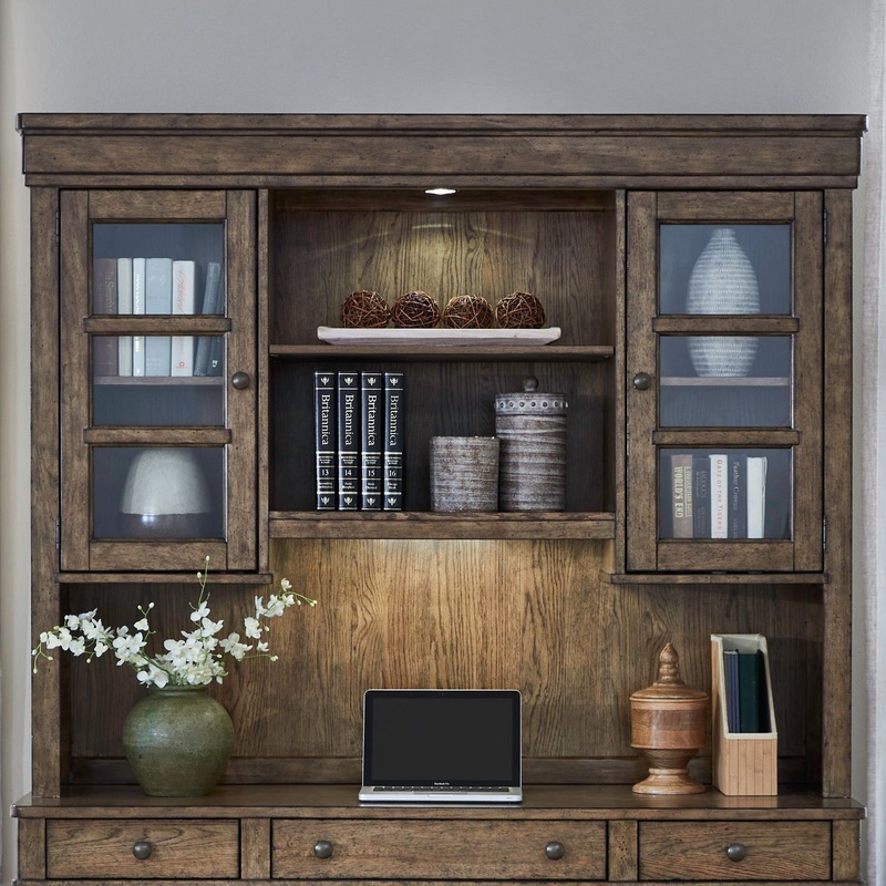 Carolina Park – Credenza Hutch – Brown