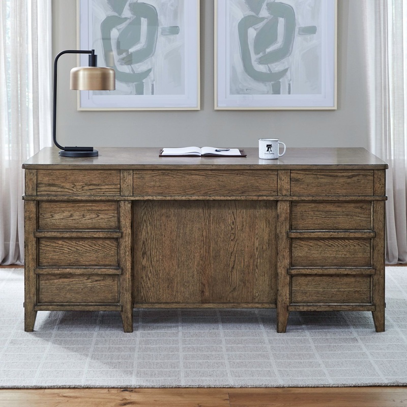Carolina Park – Jr Executive Desk – Brown