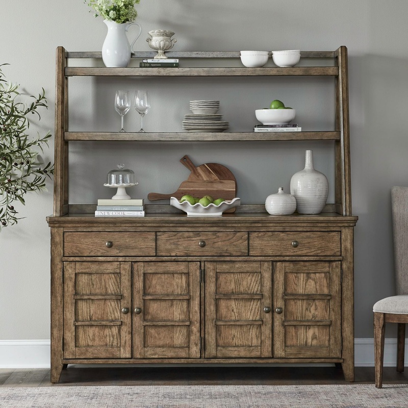 Carolina Park – Server & Hutch – Brown