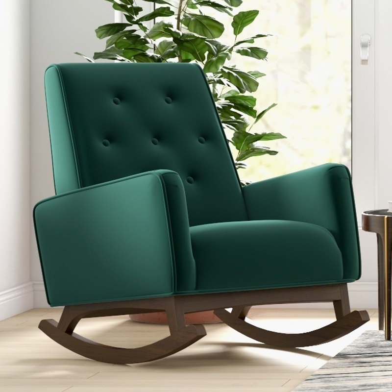 Demetrius – Solid Wood Rocking Chair