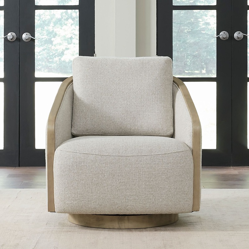 Nora – Upholstered Swivel Accent Chair