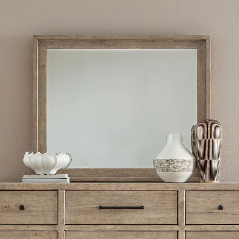 Proximity Place – Landscape Mirror – Brown