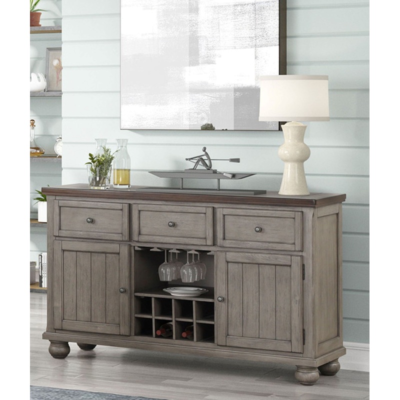 Rustic Two Tone Sever With Powerpack – Gray
