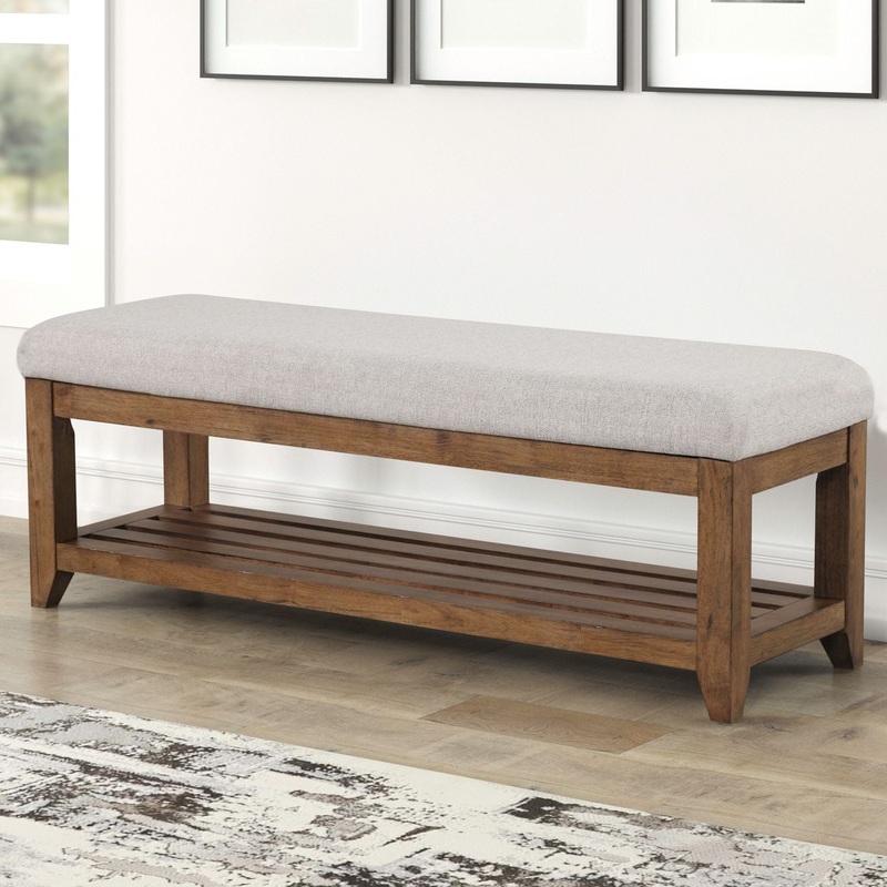 Shaker Lakes – Bed Bench – Brown