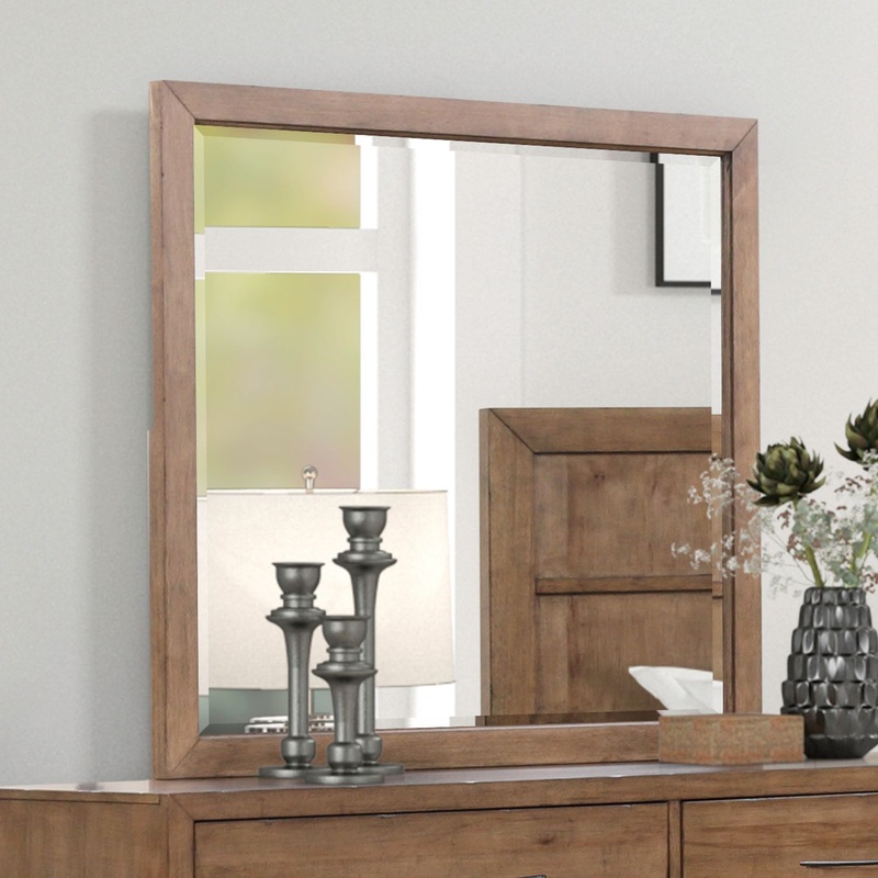 Shaker Lakes – Landscape Mirror – Brown