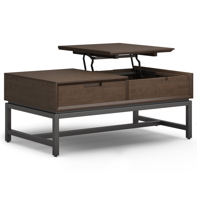 Banting – Lift Top Coffee Table – Walnut Brown