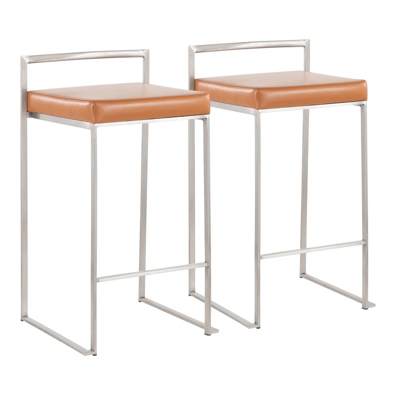 Fuji – Contemporary Elegant Stackable Counter Stool Set