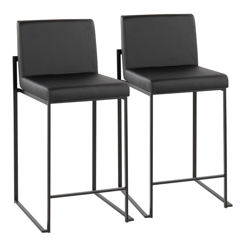 Fuji – Contemporary Modern Elegance, High Back Counter Stool