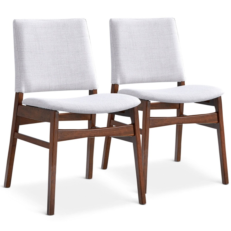 Gusto – Dining Chair (Set of 2) – Brown / Light Gray