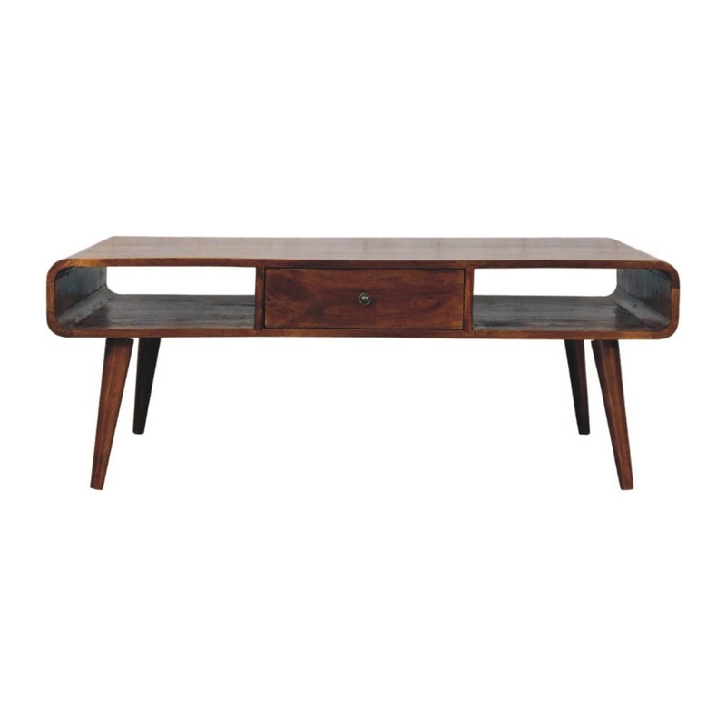 Avora – 2 Drawer Coffee Table – Brown