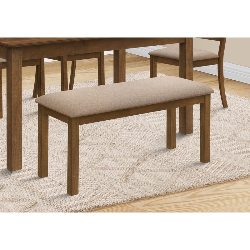 Bench, Rectangular, Upholstered, Dining Room, Entryway, Transitional