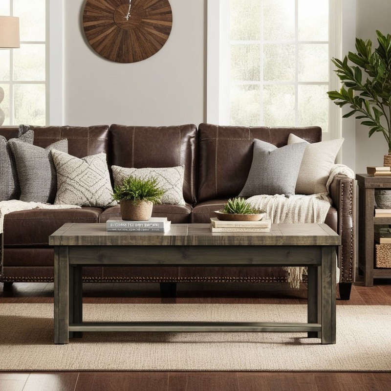 Joshua Creek – Coffee Table – Barnwood